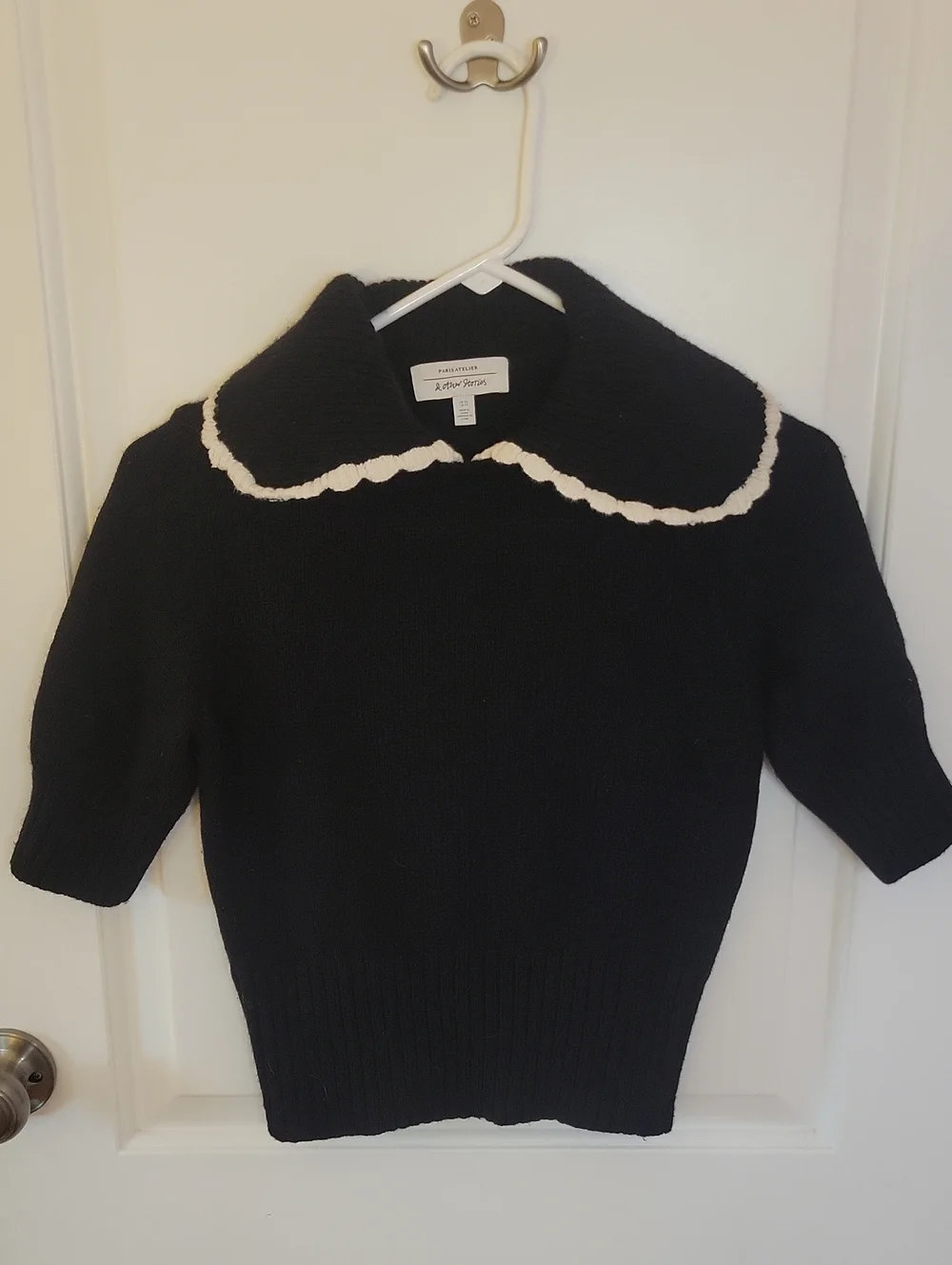 & And Other Stories Wide Collar Wool Knit Sweater